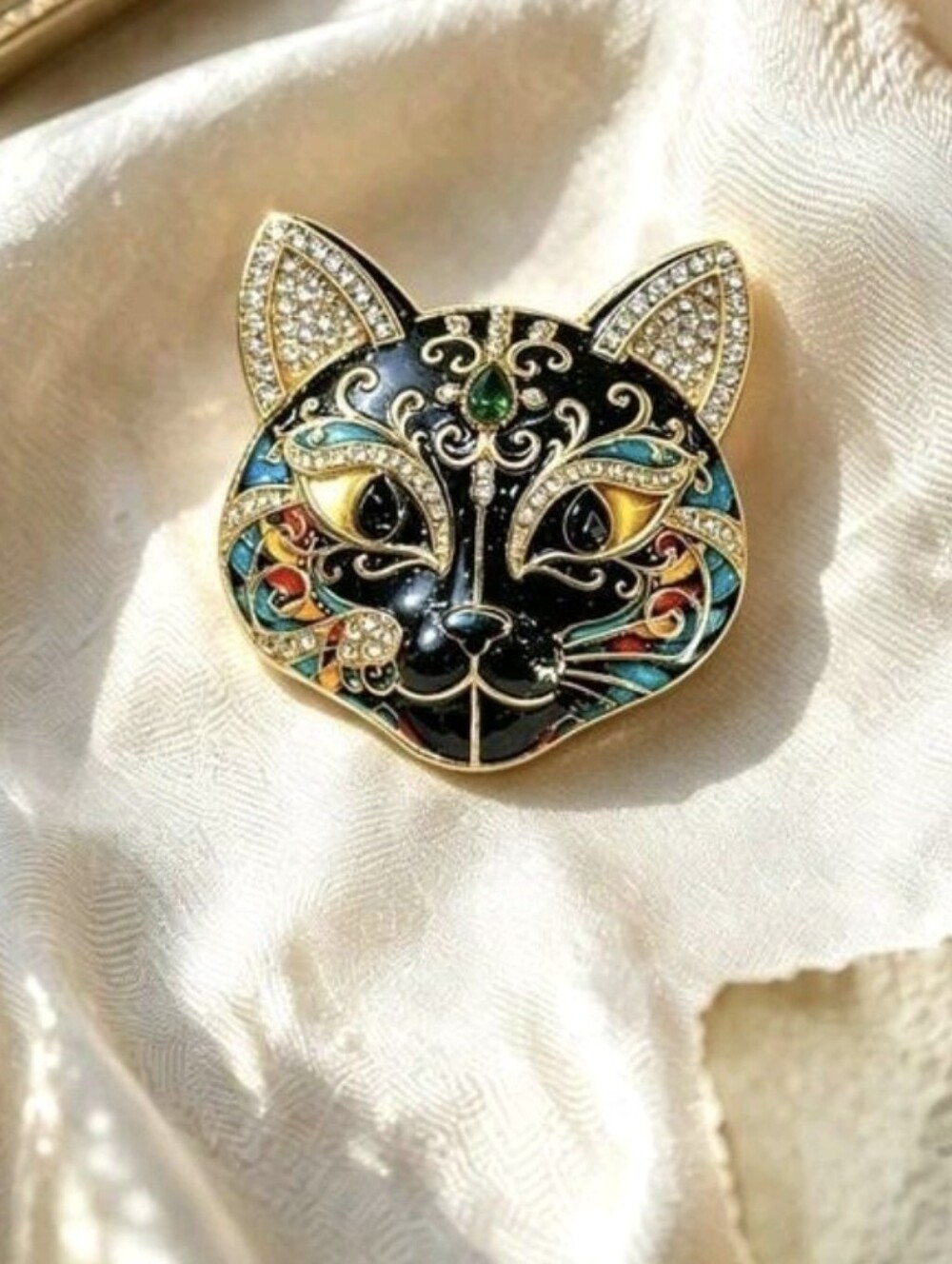 Kitty Cat Brooch NEW